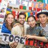 Studierende an der Viadrina beim „International Day“. 