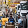 Lkw-Produktion von Daimler in Indien