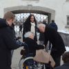 Joe Biden beim Besuch der KZ-Gedenkstätte Dachau im Februar 2015 