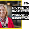 SPD politician Bas elected President of the Bundestag