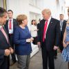 Sigmar Gabriel, Angela Merkel, Donald Trump