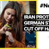 Iran protest: German stars cut off hair 