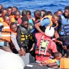 Eine Rettungsaktion der Organisation Lifeboat