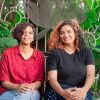 Die Künstlerinnen Nimi Ravindran und Shiva Pathak