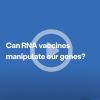 Can RNA vaccines manipulate genes?