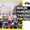 Berlin: More than a hundred thousand demonstrate for peace