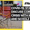 Federal states discuss corona crisis with Merkel and Scholz