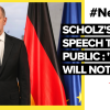 Scholz: "Putin will not win"