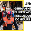German help: Buried woman rescued after 100 hours