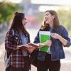 Two Asian female students 