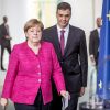 Kanzlerin Angela Merkel und der spanische Ministerpräsident Pedro Sánchez