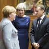 Zusammenhalt: Merkel, May und Macron zeigen Einigkeit gegen US-Strafzölle