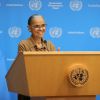 Fordert internationale Solidarität: Marina Silva während der UN-Generalversammlung 2025 