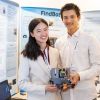 Eva und David Shi mit ihrem „FindBot“