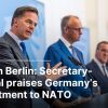 Rutte in Berlin: Secretary-General praises Germany´s commitment to NATO