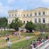 Das Museum mit der nach dem Brand renovierten Fassade