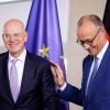 Martin Blessing (l.) und Friedrich Merz