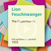 100 gute Bücher - „Die Geschwister Oppermann“ von Lion Feuchtwanger