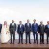 Neben Wadephul (Mitte links) sowie dem türkischen Außenminister Hakan Fidan (Mitte rechts) kamen in Istanbul Außenminister aus Frankreich, Großbritannien, Italien, Ägypten, Pakistan und Saudi-Arabien zusammen. 