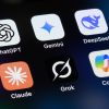 KI-Apps auf Handy-Bildschirm