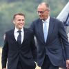 Friedrich Merz (r.) und Emmanuel Macron