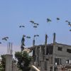 Humanitäre Güter landen im nördlichen Gazastreifen.