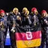 Im Zweierbob gingen Gold, Silber und Bronze an Deutschland.