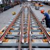 Arbeit an Zugweichen