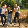 Wiktoria, Ludwika und Urszula beim Journalismus-Workshop in Berlin.