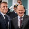 Bundeskanzler Scholz und Frankreichs Präsident Macron. 