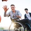 eine Gruppe von Sportlern 