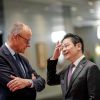 Bundeskanzler Friedrich Merz und Lawrence Wong, Premierminister der Republik Singapur