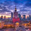 Warschau: Der Palast der Kulturen. 