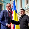 Bundeskanzler Friedrich Merz (l.) zu Gast beim ukrainischen Präsidenten Wolodymyr Selenskyj 