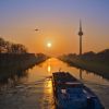 Sonnenaufgang am Neckar 