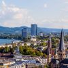 Blick auf die Bundesstadt Bonn am Rhein