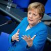 Angela Merkel im Bundestag 