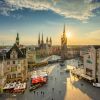 Wahrzeichen Halles: „Roter Turm“ auf dem Marktplatz