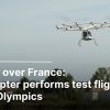 Air taxi over France: Volocopter performs test flight at the Olympics 