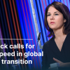 Baerbock calls for more speed in global energy transition