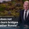 Scholz does not want to burn bridges to the "other Russia"
