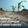 UN: Ten percent of people at risk of water scarcity