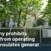 Germany prohibits Russia from operating four consulates general