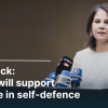 Baerbock: NATO will support Ukraine in self-defence 