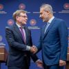 Johann Wadephul (l.) und Hakan Fidan 