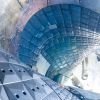Blick ins Innere der Fusionsforschungsanlage Wendelstein 7-X in Greifswald. 