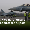 Lübeck: Five Eurofighters have landet at the airport