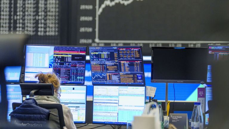 Die deutsche Börse in Frankfurt am Main