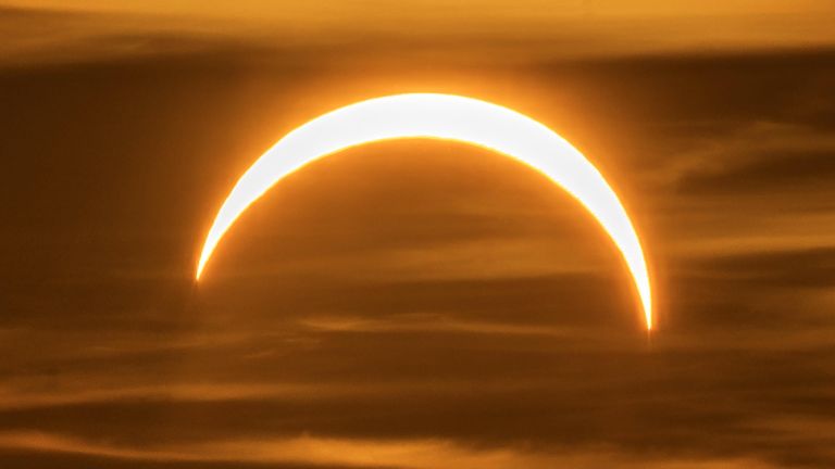 Die partielle Sonnenfinsternis