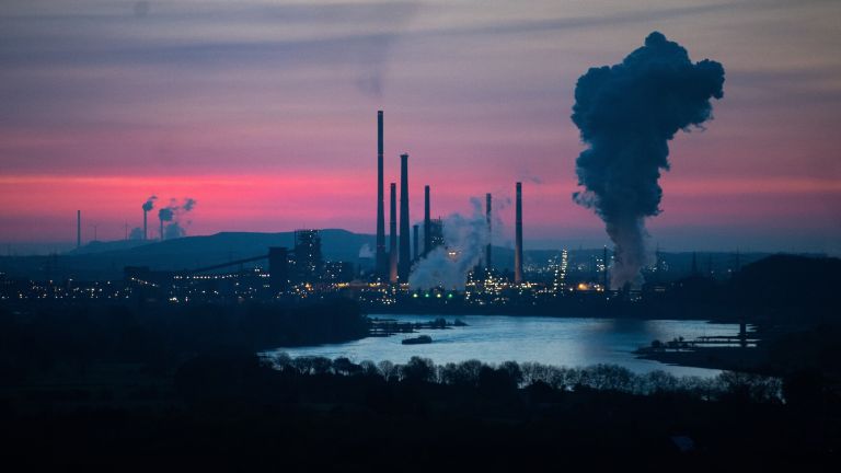 Thyssenkrupp-Stahlwerk in Duisburg